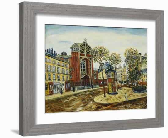 La Place a Montmartre-Elisee Maclet-Framed Giclee Print