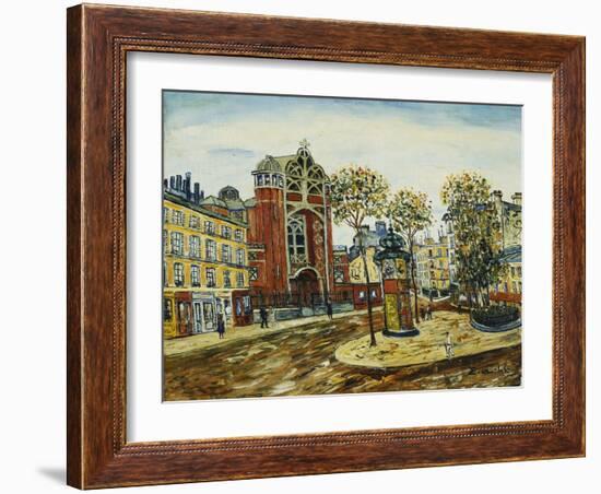 La Place a Montmartre-Elisee Maclet-Framed Giclee Print