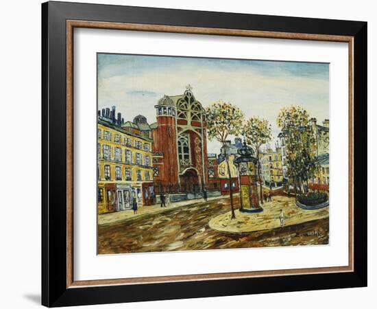 La Place a Montmartre-Elisee Maclet-Framed Giclee Print