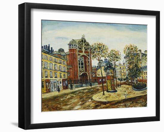 La Place a Montmartre-Elisee Maclet-Framed Giclee Print