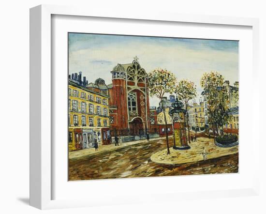 La Place a Montmartre-Elisee Maclet-Framed Giclee Print