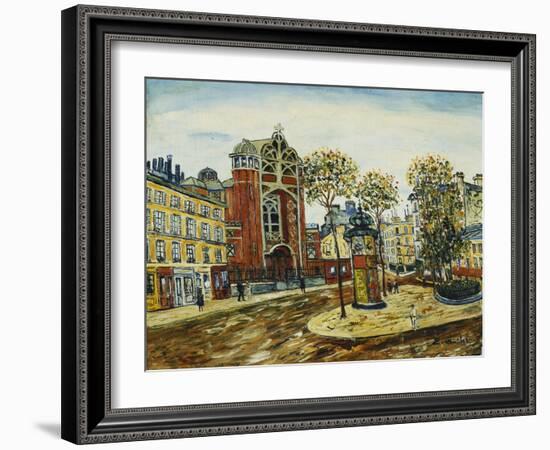 La Place a Montmartre-Elisee Maclet-Framed Giclee Print