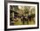 La Place De L'Opera, Paris-Ulpiano Checa Y Sanz-Framed Giclee Print