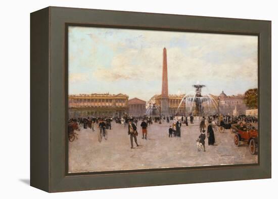 La Place De La Concorde-Luigi Loir-Framed Premier Image Canvas