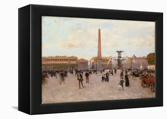 La Place De La Concorde-Luigi Loir-Framed Premier Image Canvas