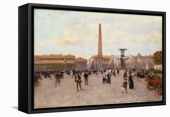 La Place De La Concorde-Luigi Loir-Framed Premier Image Canvas