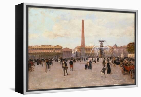 La Place De La Concorde-Luigi Loir-Framed Premier Image Canvas