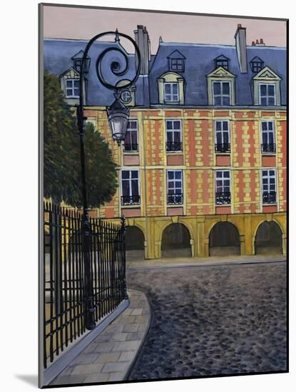 La Place Des Vosges-Isy Ochoa-Mounted Giclee Print