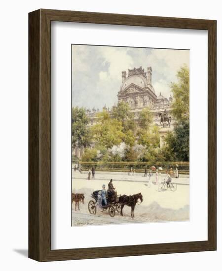 La Place du Louvre-Louis Beraud-Framed Giclee Print