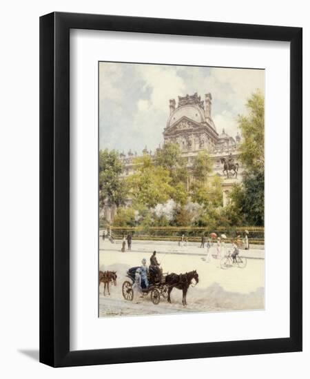 La Place du Louvre-Louis Beraud-Framed Giclee Print