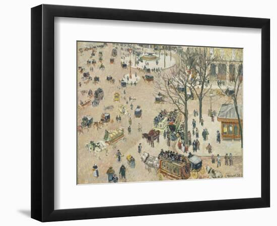 La Place Du Théâtre Français, 1898-Camille Pissarro-Framed Giclee Print