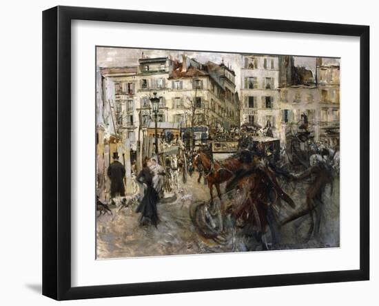 La Place Pigalle, 1874-Giovanni Boldini-Framed Giclee Print
