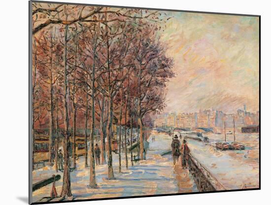 La Place Valhubert-Jean-Baptiste-Armand Guillaumin-Mounted Giclee Print