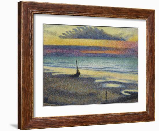 La Plage à Heist-Georges Lemmen-Framed Giclee Print