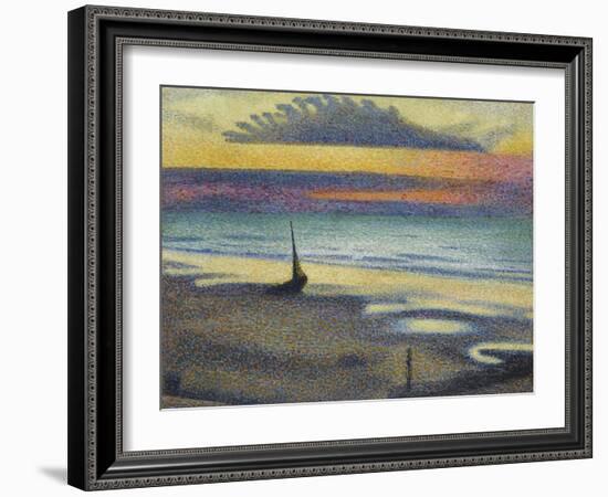 La Plage à Heist-Georges Lemmen-Framed Giclee Print