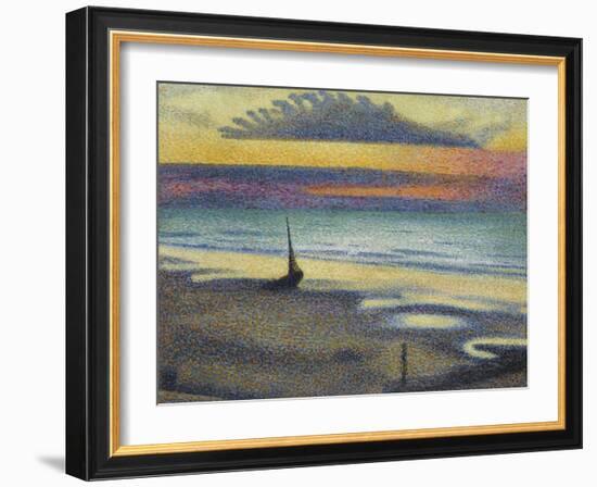 La Plage à Heist-Georges Lemmen-Framed Giclee Print