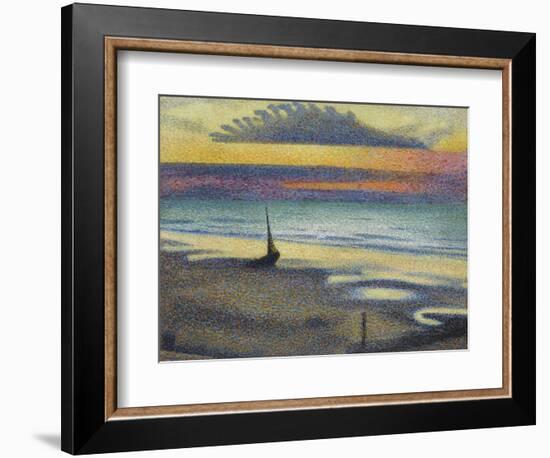 La Plage à Heist-Georges Lemmen-Framed Giclee Print