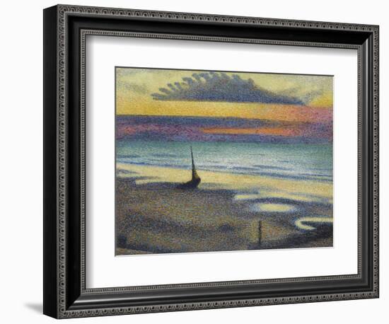 La Plage à Heist-Georges Lemmen-Framed Giclee Print