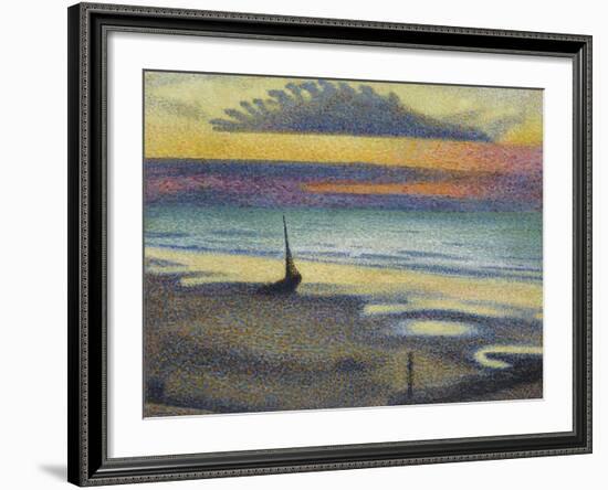 La Plage à Heist-Georges Lemmen-Framed Giclee Print