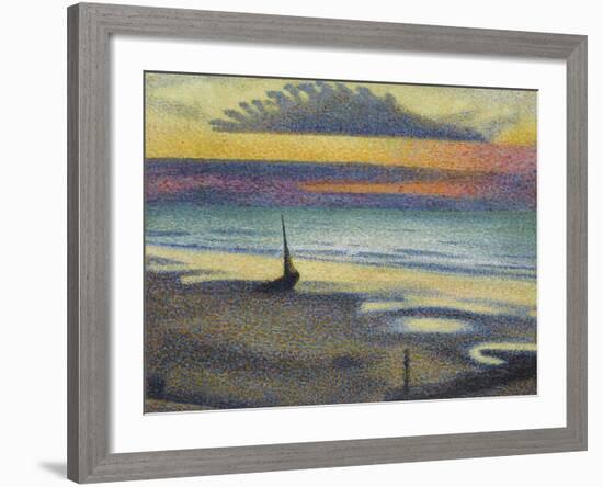 La Plage à Heist-Georges Lemmen-Framed Giclee Print