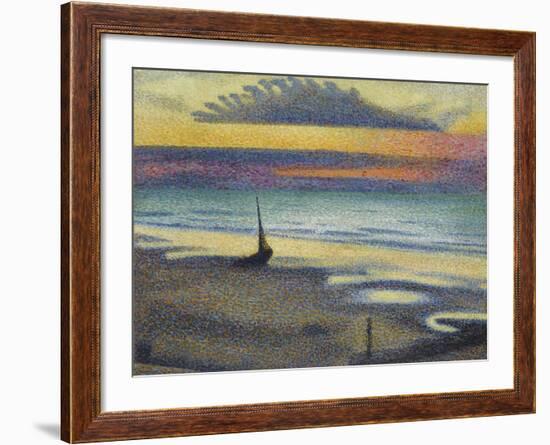 La Plage à Heist-Georges Lemmen-Framed Giclee Print