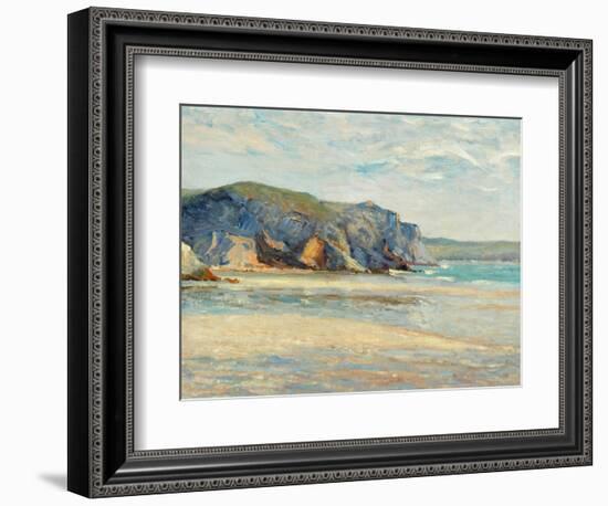 La Plage À Morgat, Finistère, 1899-Maxime Emile Louis Maufra-Framed Giclee Print