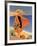 La Plage de Calvi-Roger Broders-Framed Art Print