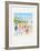 La plage de Cannes-Jean-claude Picot-Framed Limited Edition