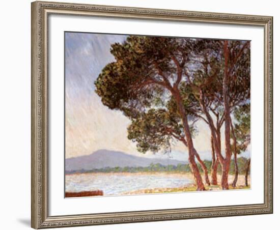 La Plage de Juan-les-Pins-Claude Monet-Framed Art Print