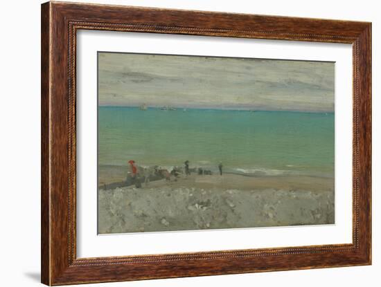 La Plage, Dieppe, C.1885-Walter Richard Sickert-Framed Giclee Print