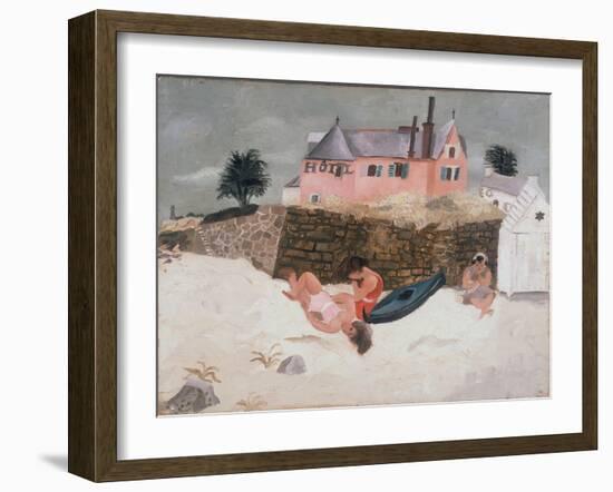 La Plage Hotel, Ty-Mad, Treboul, 1930-Christopher Wood-Framed Giclee Print