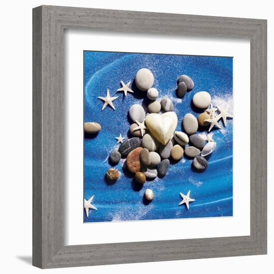 La Plage-Danielle Coquilla-Framed Art Print