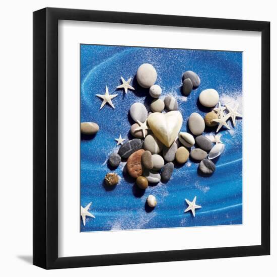 La Plage-Danielle Coquilla-Framed Art Print