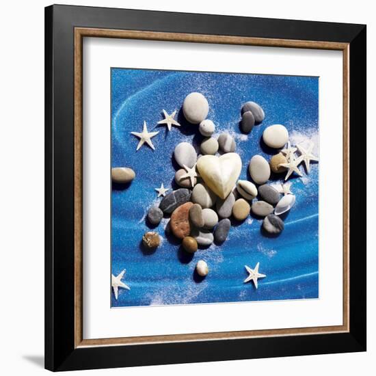 La Plage-Danielle Coquilla-Framed Art Print