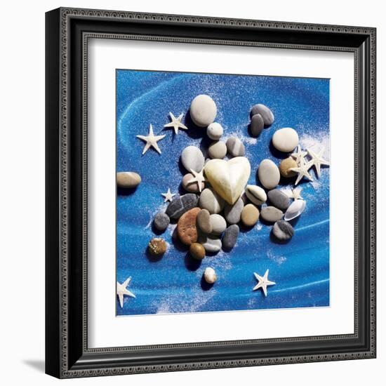 La Plage-Danielle Coquilla-Framed Art Print