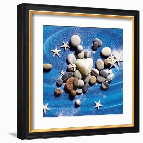 La Plage-Danielle Coquilla-Framed Art Print