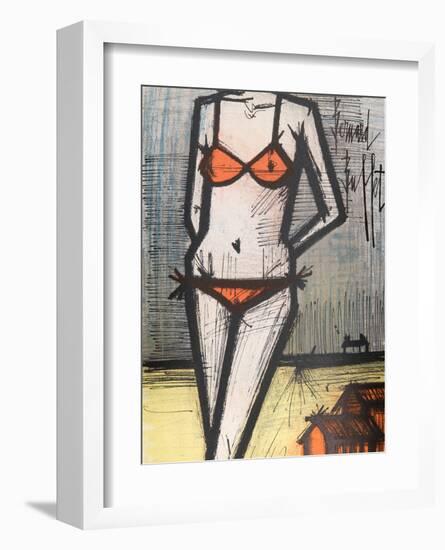 La Plage-Bernard Buffet-Framed Collectable Print