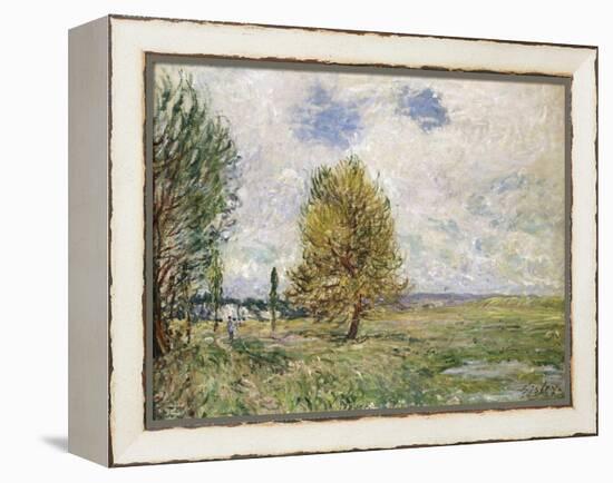 La Plaine De Veneux-Nadon, 1881-Eugène Boudin-Framed Premier Image Canvas