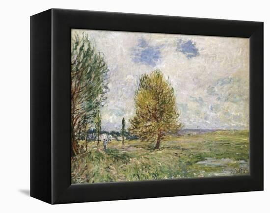 La Plaine De Veneux-Nadon, 1881-Eugène Boudin-Framed Premier Image Canvas