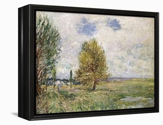 La Plaine De Veneux-Nadon, 1881-Eugène Boudin-Framed Premier Image Canvas