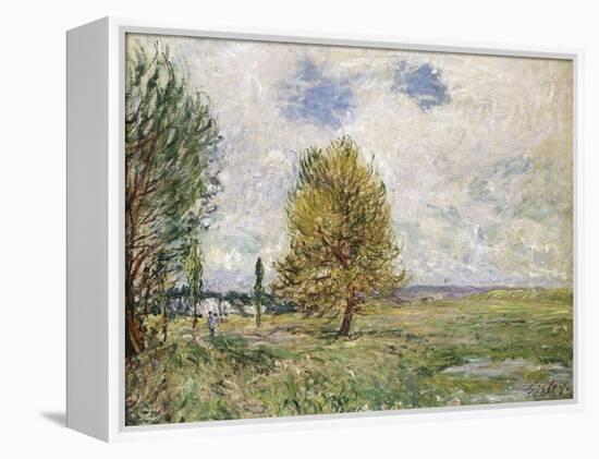 La Plaine De Veneux-Nadon, 1881-Eugène Boudin-Framed Premier Image Canvas