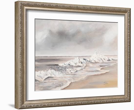 La Playa al Atardecer-Patricia Pinto-Framed Art Print