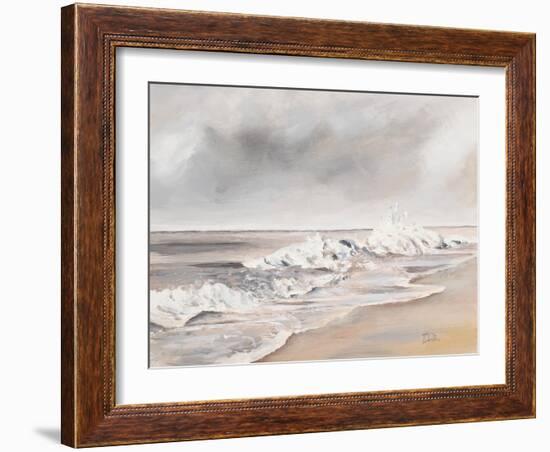 La Playa al Atardecer-Patricia Pinto-Framed Art Print