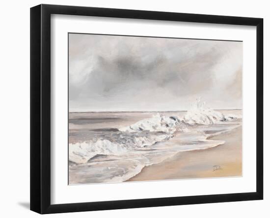 La Playa al Atardecer-Patricia Pinto-Framed Art Print