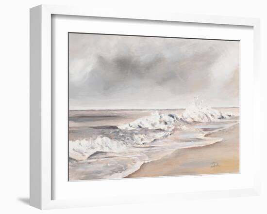 La Playa al Atardecer-Patricia Pinto-Framed Art Print