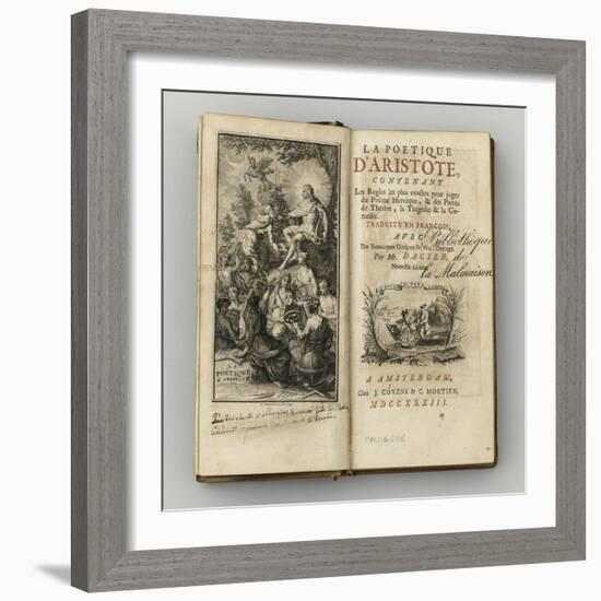 La poétique d'Aristote-null-Framed Giclee Print