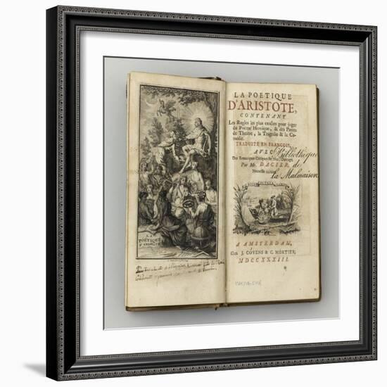 La poétique d'Aristote-null-Framed Giclee Print