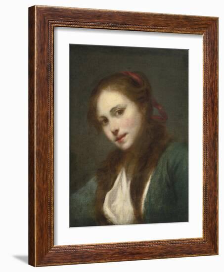 La Polonaise (A Polish Beaut)-Jean-Baptiste Greuze-Framed Giclee Print