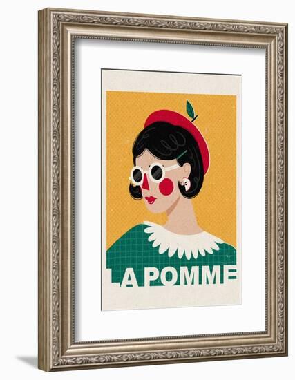 La Pomme French Fashion Portrait-Julia Leister-Framed Photographic Print