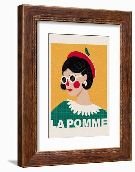 La Pomme French Fashion Portrait-Julia Leister-Framed Photographic Print